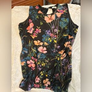 Calvin Klein Sleeveless Floral Dress